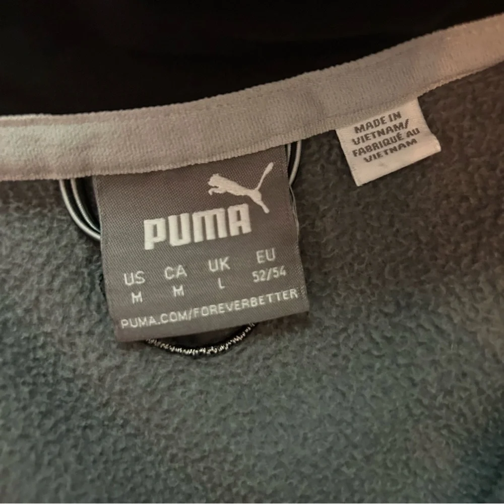 Puma Gray Fleece Jacket Men’s size M
